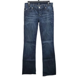 Rock‎ & Republic Kasandra Women's Vintage Dark Wash Distressed Bootcut Jeans 27